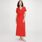 Robe Longue Portefeuille Pollen sanguine Grace & Mila