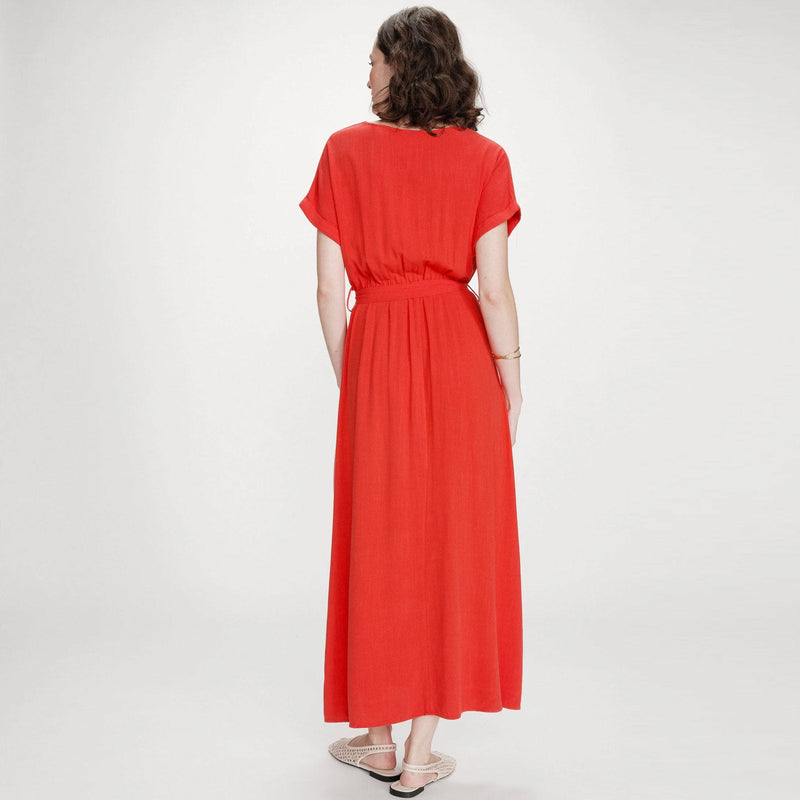 Robe Longue Portefeuille Pollen sanguine Grace & Mila