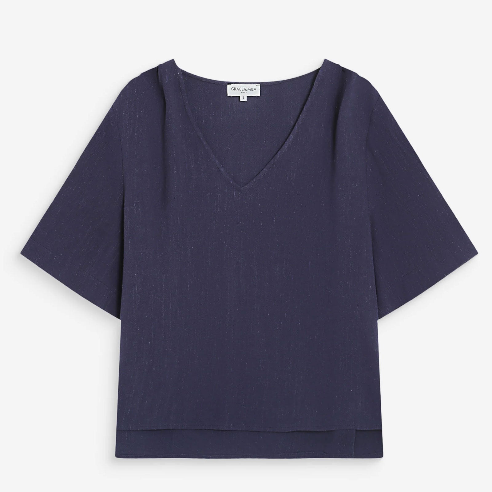 Short-Sleeve Top Violon marine Grace & Mila