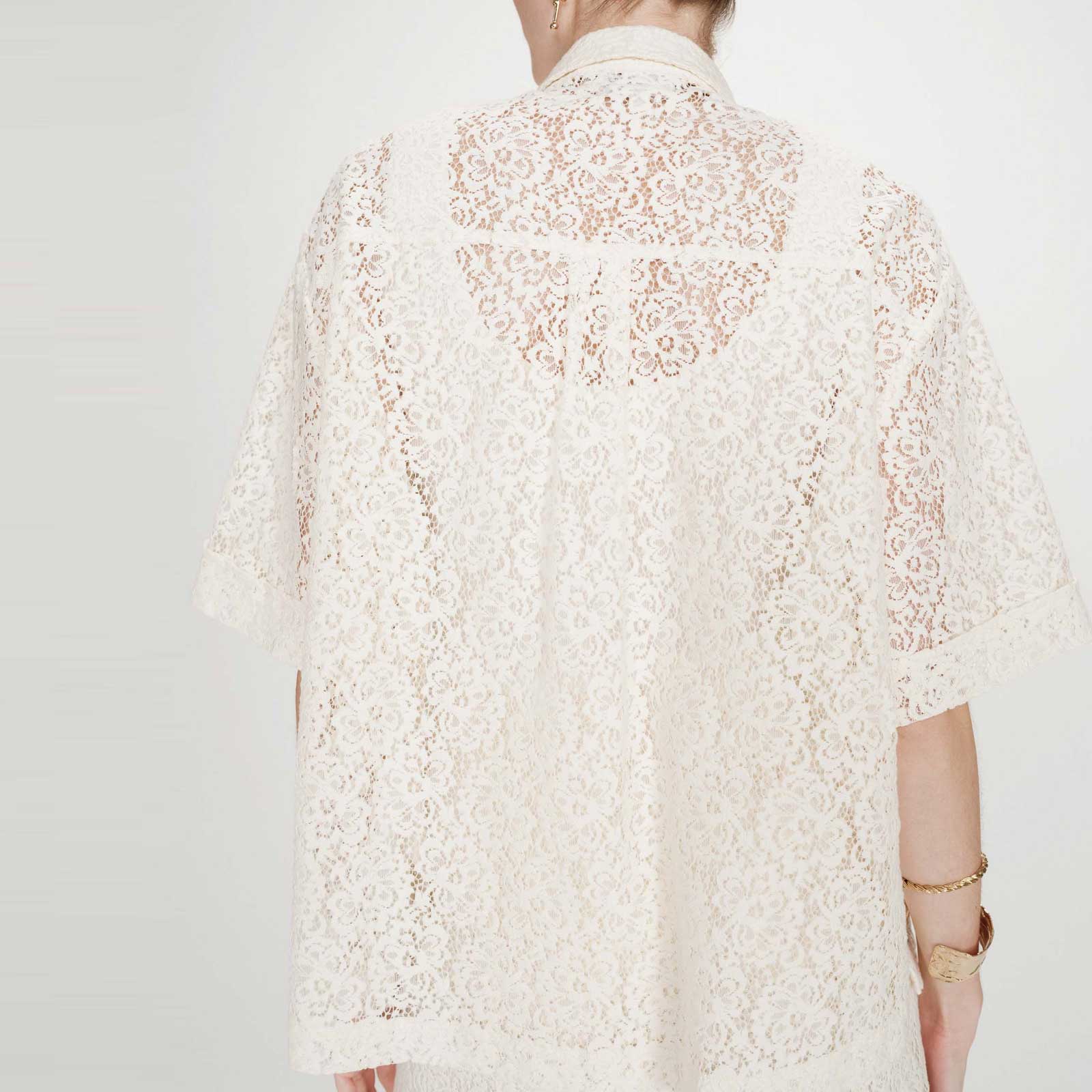 Straight Lace Shirt Vendel ecru Grace & Mila