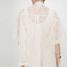 Straight Lace Shirt Vendel ecru Grace & Mila