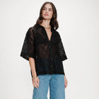 Straight Lace Shirt Vendel noir Grace & Mila