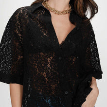 Straight Lace Shirt Vendel noir Grace & Mila