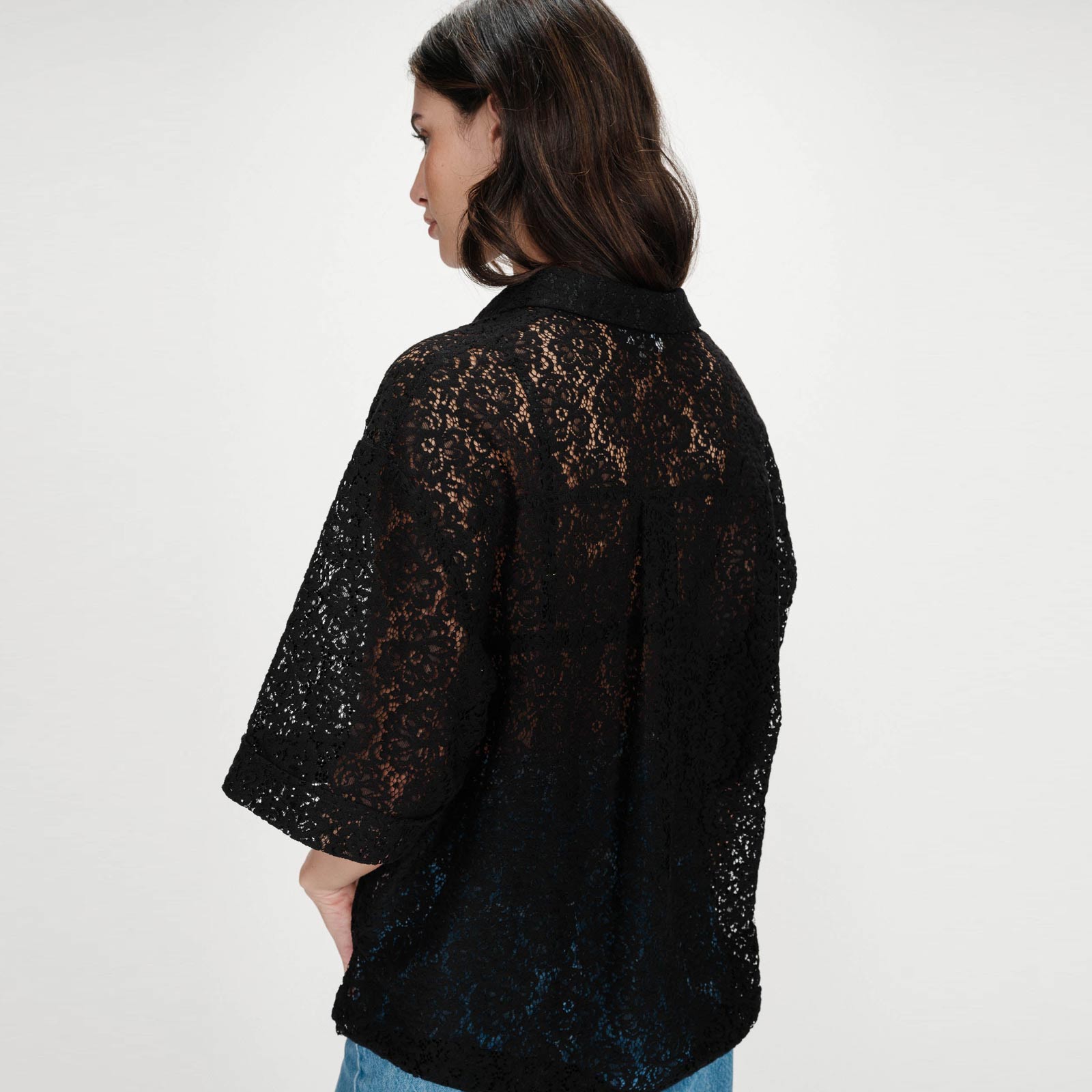 Straight Lace Shirt Vendel noir Grace & Mila