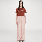 Striped Pants Volute corail Grace & Mila