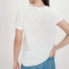 V-Neck T-Shirt Vasco ivoire Grace & Mila