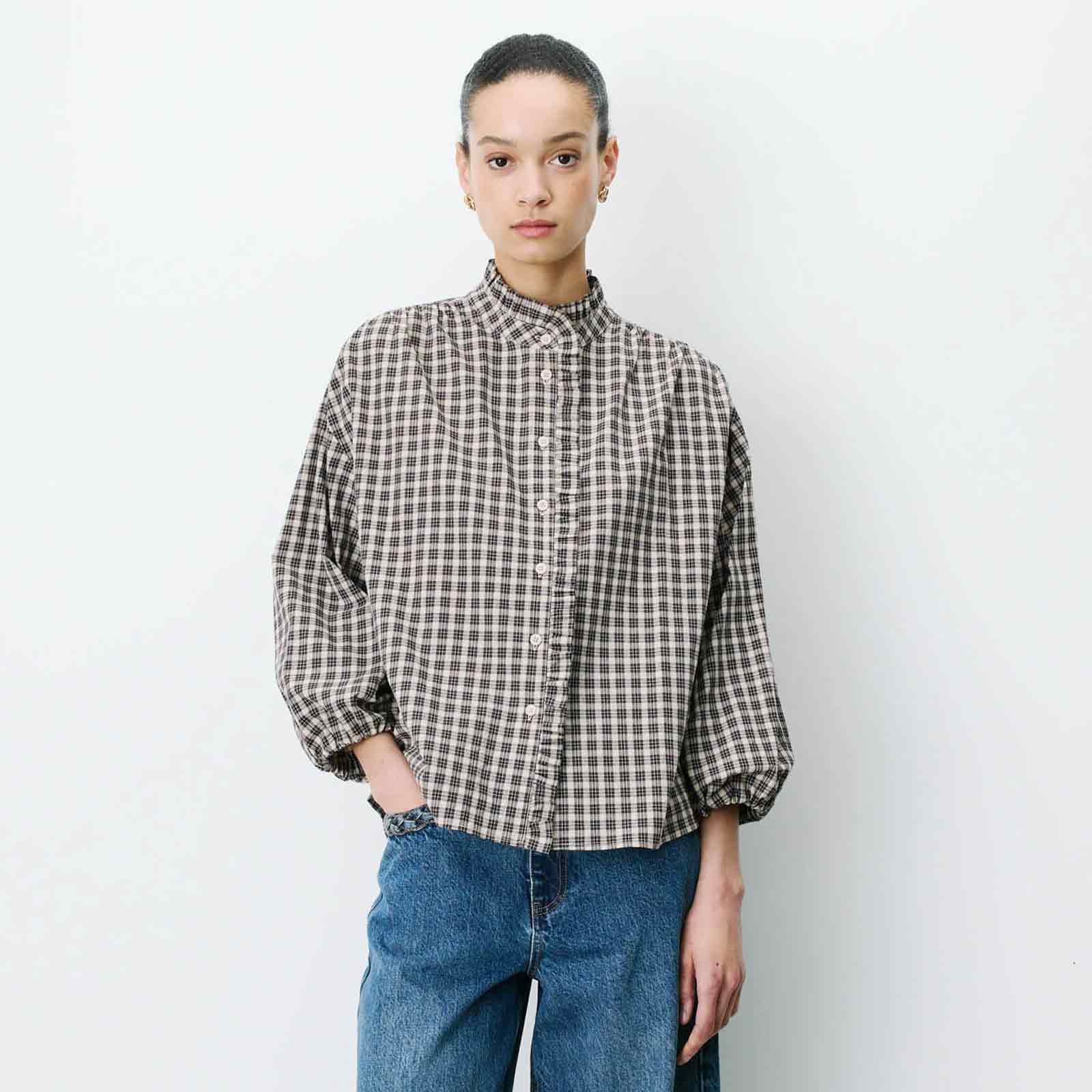 Adelie Blouse latte