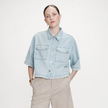 Vita Denim Shirt sky blue Grace & Mila