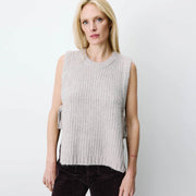 Argan Knit Vest grege