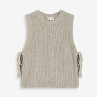 Argan Knit Vest grege