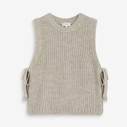 Argan Knit Vest grege