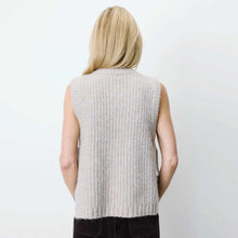 Argan Knit Vest grege