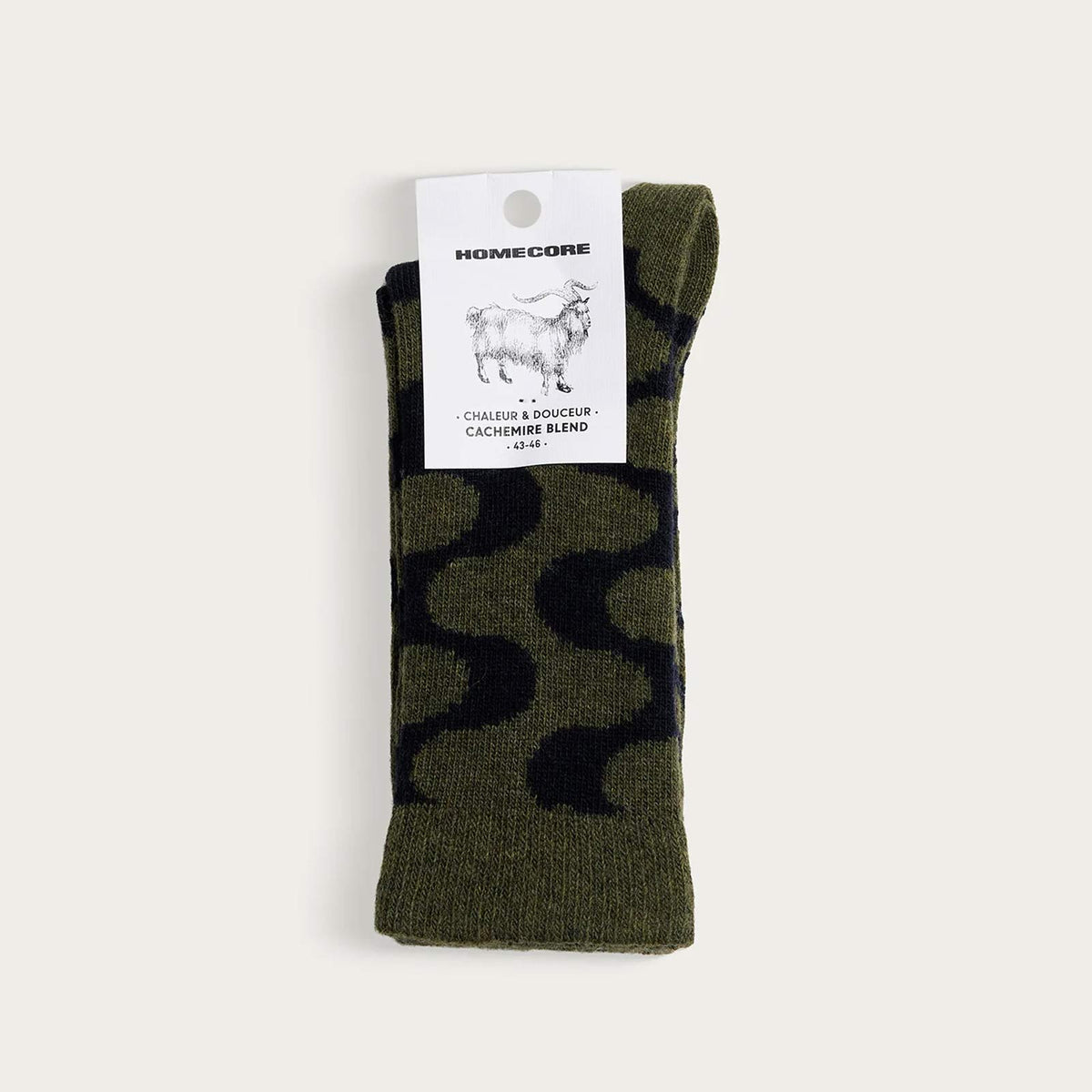 Cashmere Blend Socks agave/navy