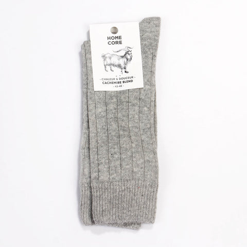 Cashmere Blend Socks ash grey