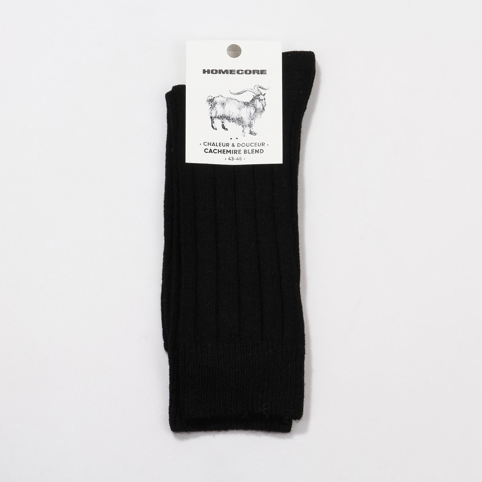 Cashmere Blend Socks black Homecore