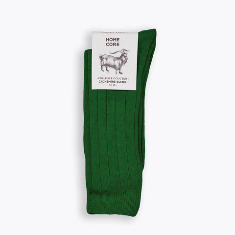 Cashmere Blend Socks green