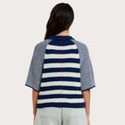 Flavia Spuma Jumper navy stripes Homecore