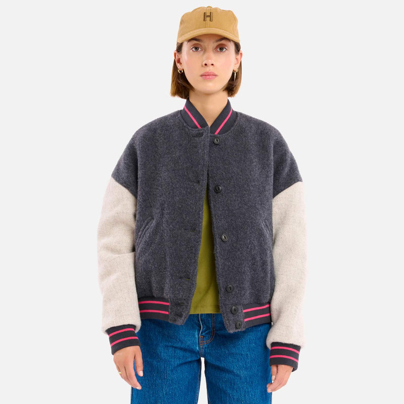 Gamma Wolly Jacket anthracite/grey Homecore