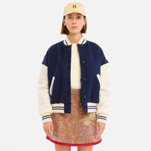 Gamma Wolly Jacket blue/cream Homecore