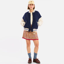 Gamma Wolly Jacket blue/cream Homecore