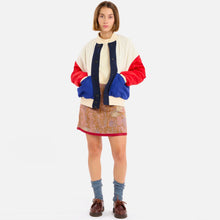 Gamma Wolly Jacket blue/cream Homecore