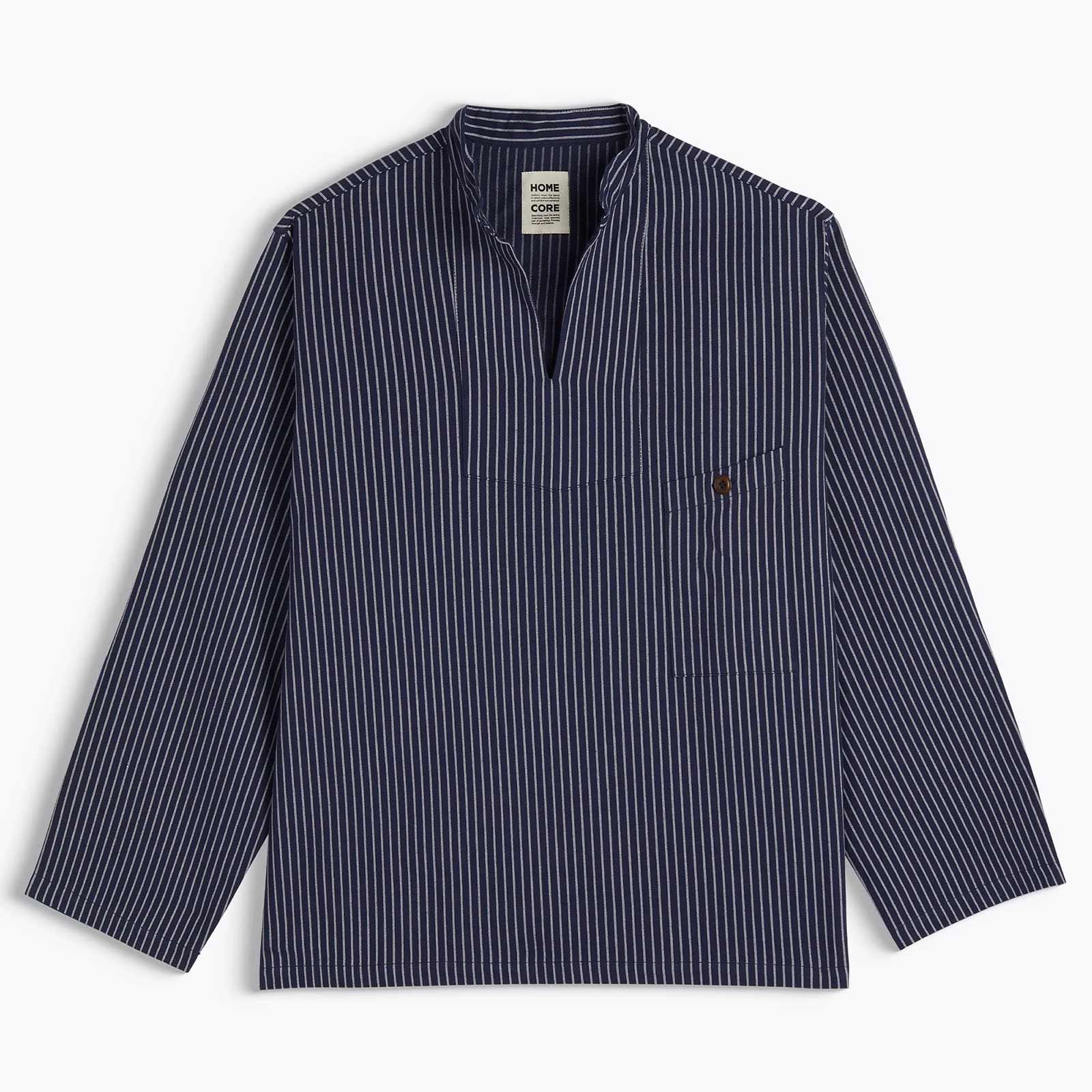 Kyos S24 Shirt navy stripes