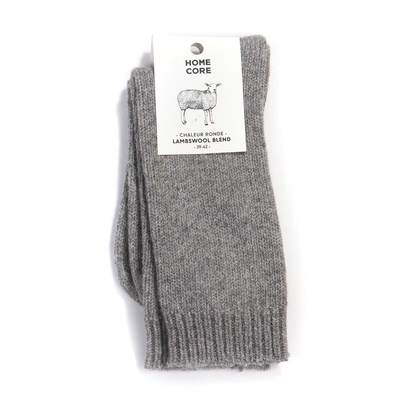 Lambswool Blend Socks grey