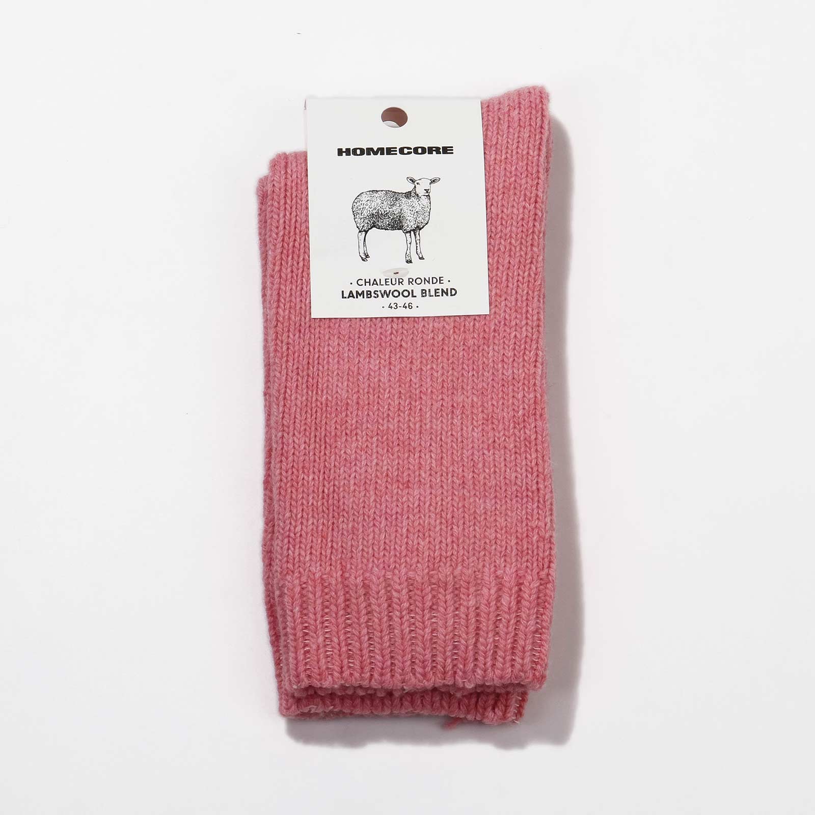 Lambswool Blend Socks dusty pink Homecore