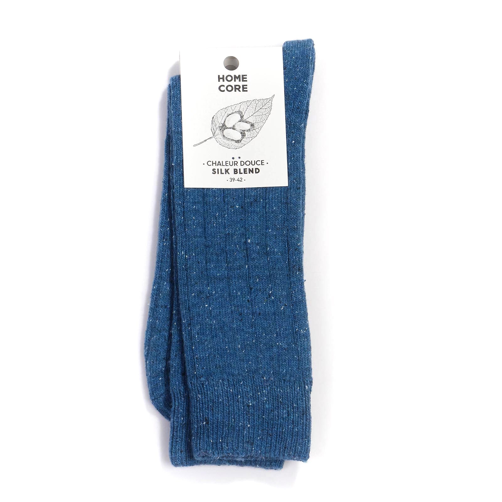 Silk Blend Socks azure blue