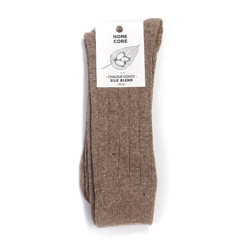 Silk Blend Socks chestnut