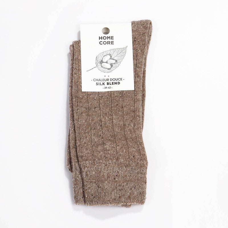 Silk Blend Socks chestnut