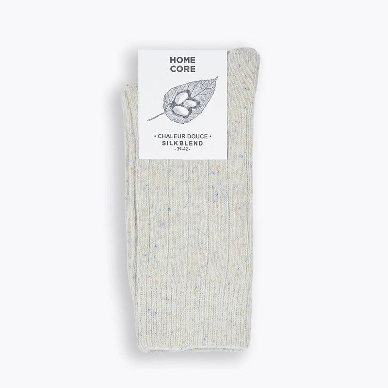 Silk Blend Socks cream