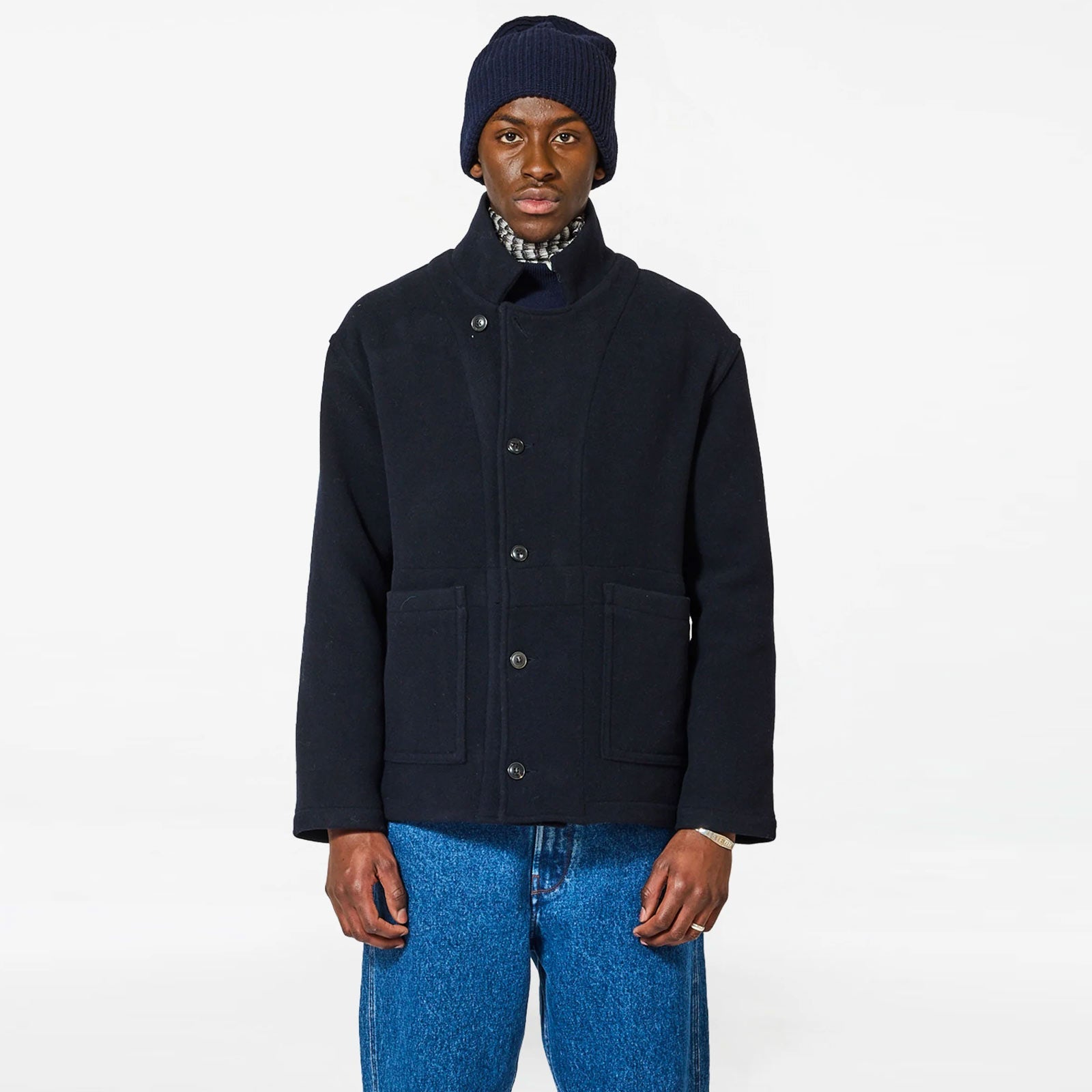 Swit Wool Jacket dark navy Homecore