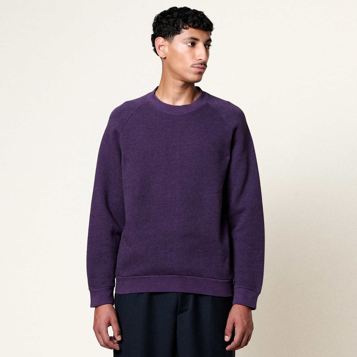 Terry Sweat Jumper grape