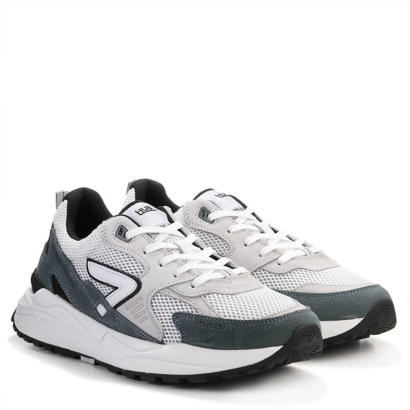 Grid-M S48 white/night green/white-blk