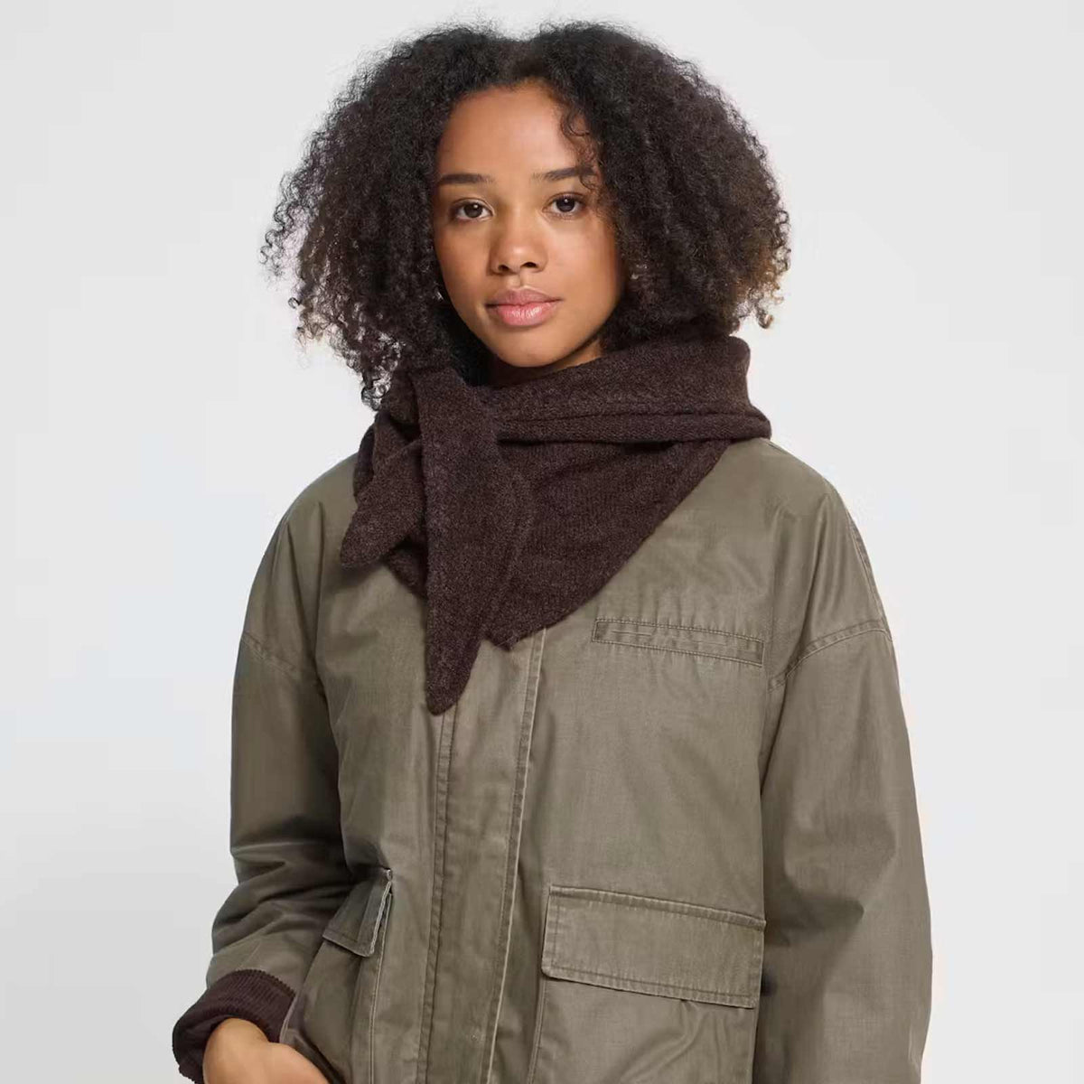 IAGry Scarf chicory coffee
