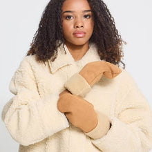 IASille Mitten bone brown