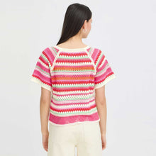 IHBandie Crochet Jumper multicolor stripe ICHI