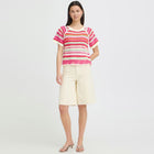 IHBandie Crochet Jumper multicolor stripe ICHI