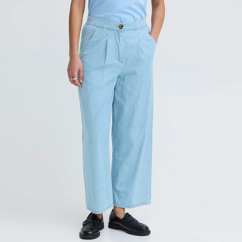IHBarcy Pants light blue ICHI
