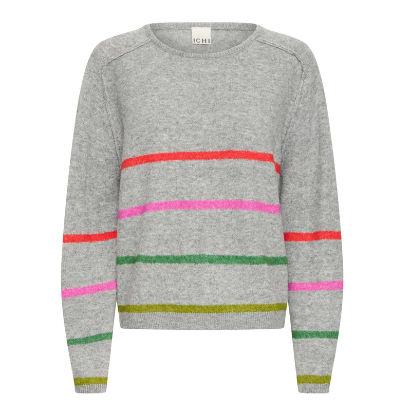 IHDasila Jumper grey melange