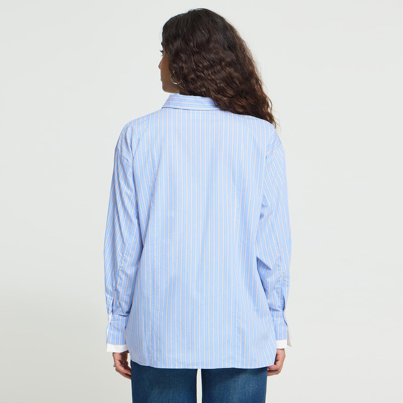 IHFlinna Blouse blue stripe