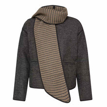 IHFrava Jacket black herringbone