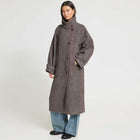 IHGaziva Coat chocolate brown melange