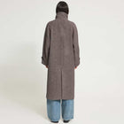 IHGaziva Coat chocolate brown melange