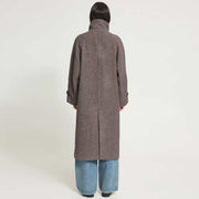 IHGaziva Coat chocolate brown melange
