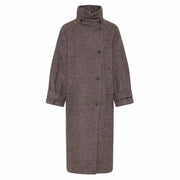 IHGaziva Coat chocolate brown melange