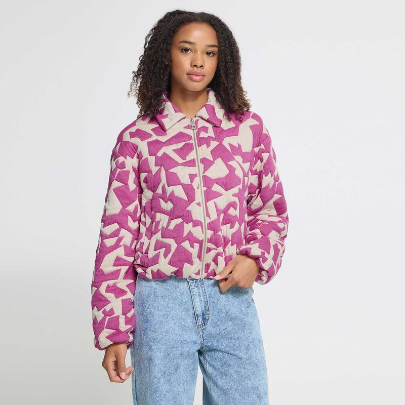 IHKate Quilted Jacket pink/birch