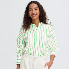 IHKatya Shirt greenbriar stripe ICHI