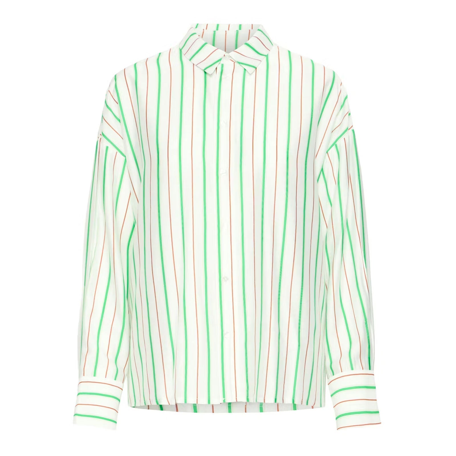 IHKatya Shirt greenbriar stripe ICHI